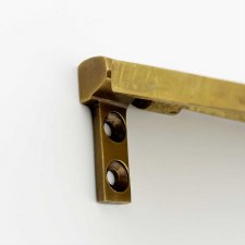 Additional picture of Internal Letter Box Flap Large Antique Satin Brass 356mm