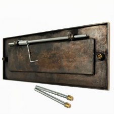 Additional picture of Letter Plate Renovated Brass 254mm x 100mm