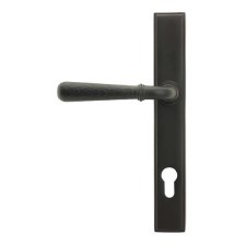 Additional picture of From The Anvil Newbury Hammerd Slim Espag Door Lock Handles Aged Bronze