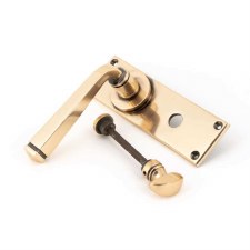 Additional picture of From The Anvil Avon Bathroom Door Handles Polished Bronze