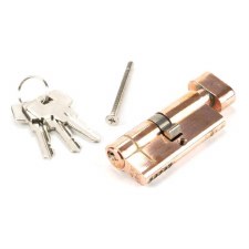 Additional picture of From The Anvil Euro Cylinder Thumbturn 35/35 Polished Bronze KD