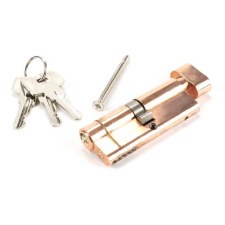 Additional picture of From The Anvil Euro Cylinder Thumbturn 40/40 Polished Bronze KD