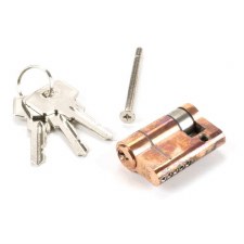 Additional picture of From The Anvil Euro Single Cylinder Polished Bronze 35/10