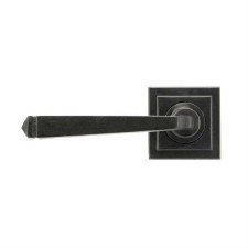 Additional picture of From The Anvil Avon Door Handles Square Rose External Beeswax Unsprung
