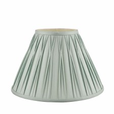 Additional picture of Laura Ashley Fenn Silk Shade 10" Duck Egg