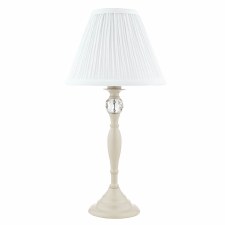 Additional picture of Laura Ashley Ellis Table Lamp Satin Cream with Shade