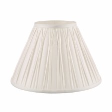 Additional picture of Laura Ashley Fenn Silk Shade 10" White