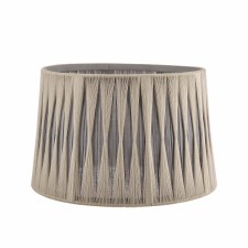 Additional picture of Laura Ashley Pleated Shade 12" Grey and Charcoal