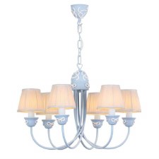 Additional picture of Amelie 6 Light Chandelier Amalfi Blue