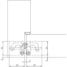 Additional picture of Anselmi Concealed Hinge AN160 White