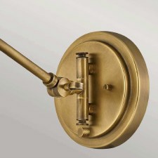 Additional picture of Hinkley Arti Adjustable Wall Light Heritage Brass