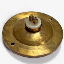 Additional picture of Circular Recessed Bell Push 3" Polished Brass Unlacquered