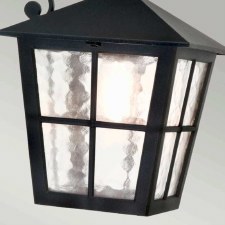 Additional picture of Elstead Canterbury Outdoor Wall Down Light Lantern Black