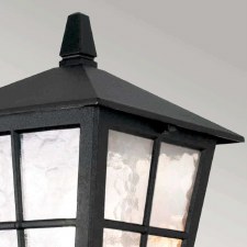 Additional picture of Elstead Canterbury Outdoor Wall Light Lantern Black