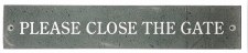 Additional picture of Cumbrian Slate Sign PLEASE CLOSE THE GATE