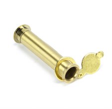 Additional picture of From The Anvil Door Viewer Polished Brass