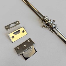 Additional picture of Dutch Door Bolt 18"/450mm Polished Nickel