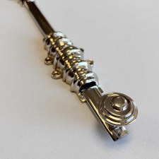 Additional picture of Dutch Door Bolt 24"/600mm Polished Nickel