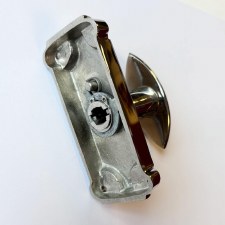 Additional picture of Edwardian Door Knob 2501 LH Polished Nickel