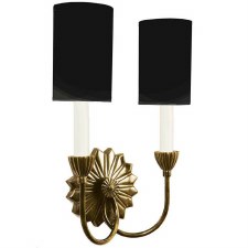 Additional picture of Etoile Twin Light Wall Light Renovated Brass