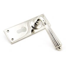 Additional picture of From The Anvil Hinton Euro Set Door Handle Polished Nickel