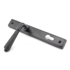 Additional picture of From The Anvil Hinton Slimline Sprung Lever Espag Lock Set Door Handle Aged Bronze