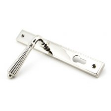 Additional picture of From The Anvil Hinton Slimline Sprung Lever Espag Lock Set Door Handle Polished Nickel