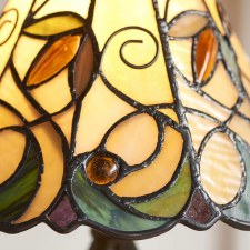 Additional picture of Interiors 1900 Jamelia Small Tiffany Table Lamp