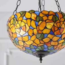 Additional picture of Interiors 1900 Josette Tiffany Medium Inverted Pendant