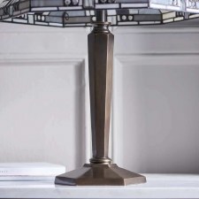 Additional picture of Interiors 1900 Metropolitan Tiffany Table Lamp Brass