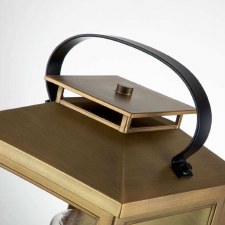 Additional picture of Quintiesse Atwater Medium Outdoor Wall Light Distressed Brass