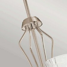Additional picture of Quintiesse Kayva 9 Light Chandelier Polished Nickel