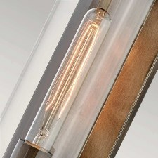 Additional picture of Quintiesse Pearson Outdoor Flush Wall Light Burnished Bronze