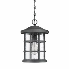 Additional picture of Quoizel Crusade Chain Lantern Black