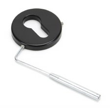 Additional picture of From The Anvil Regency Concealed Escutcheon Euro Black