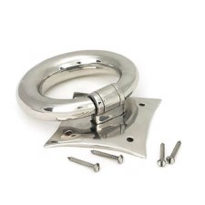 Additional picture of From The Anvil Ring Door Knocker Polished 316 Stainless Steel