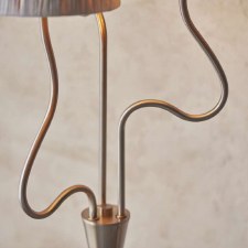 Additional picture of Wriggle 3 Light Floor Lamp Aged Brass