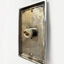 Additional picture of Bell Push 5" x 3" Polished Nickel