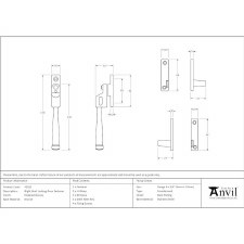 Additional picture of From The Anvil Avon Night Window Fastener Polished Bronze