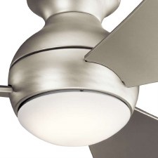Additional picture of Elstead Sola 34" Ceiling Fan with Light Brushed Nickel
