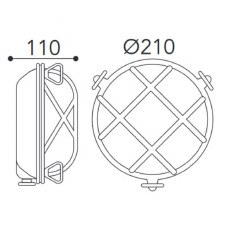 Additional picture of Tortuga Round Bulkhead Light Unlacquered Brass