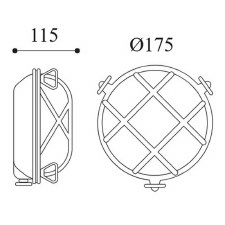 Additional picture of Tortuga Bulkhead Flush Light 200.14 Natural Brass
