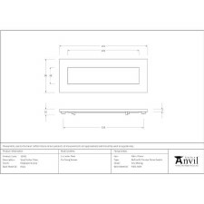 Additional picture of From The Anvil Small Letter Plate Polished Chrome