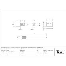 Additional picture of From The Anvil Set Of 4 Secure Sash Stops Pewter