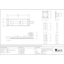 Additional picture of From The Anvil Monkey Universal Bolt 6" Black