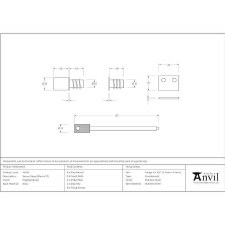 Additional picture of From The Anvil Sash Stops 49590 (Pk4) Polished Nickel