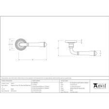 Additional picture of From The Anvil Regency Rose Handles Beehive Black Unsprung