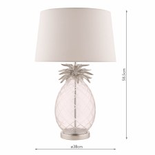 Additional picture of Laura Ashley Pineapple Table Lamp Large with Shade
