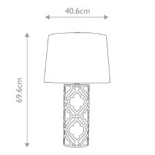Additional picture of Gilded Nola Arabella Table Lamp