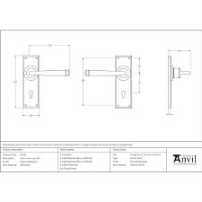 Additional picture of From The Anvil Avon Door Lock Handles External Beeswax